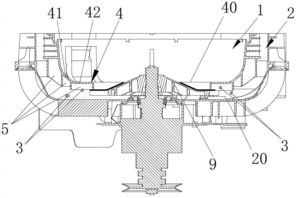 Washing machine inner barrel with barrel wall self-cleaning function and washing machine