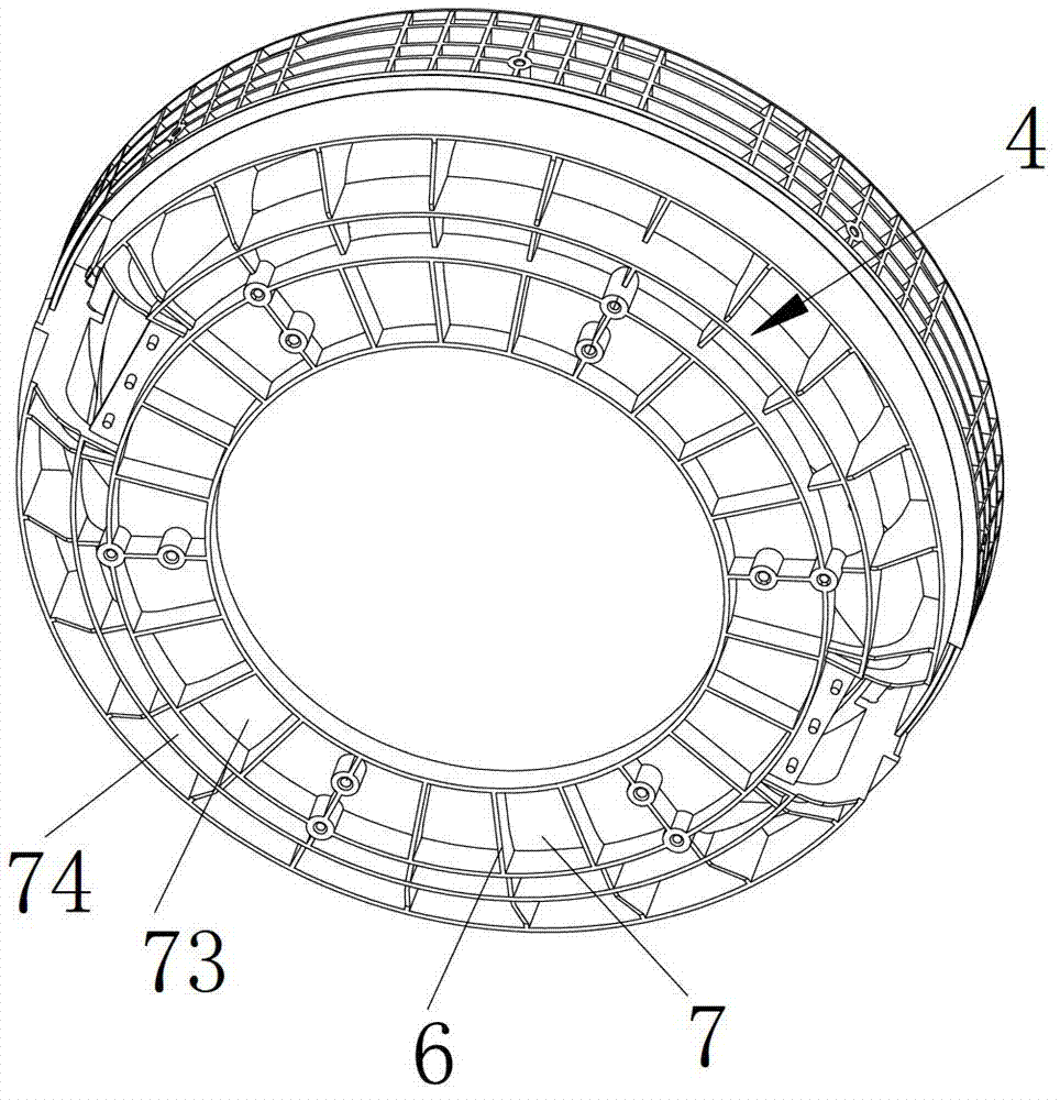 Washing machine inner barrel with barrel wall self-cleaning function and washing machine