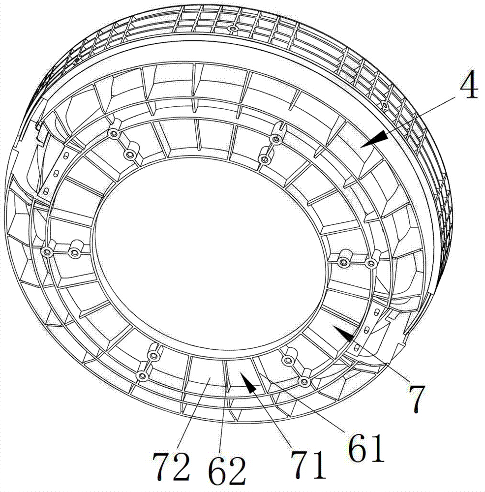 Washing machine inner barrel with barrel wall self-cleaning function and washing machine