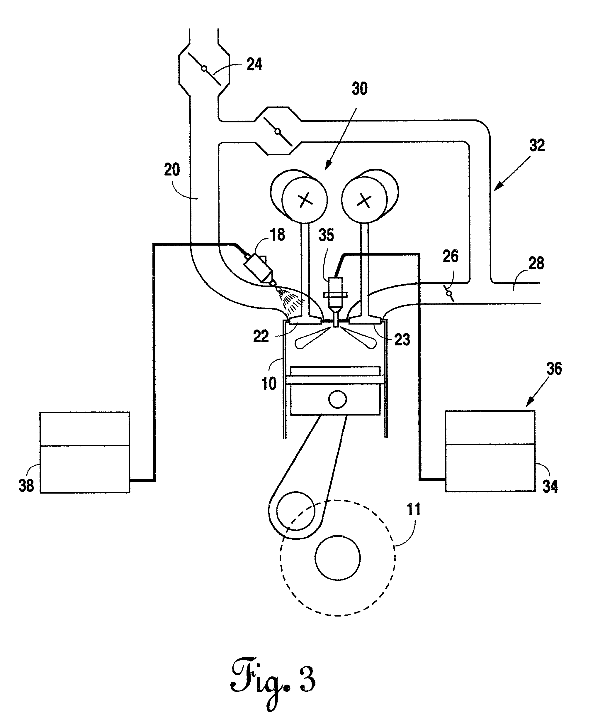 Method and apparatus for operating a diesel engine under stoichiometric or slightly fuel-rich conditions