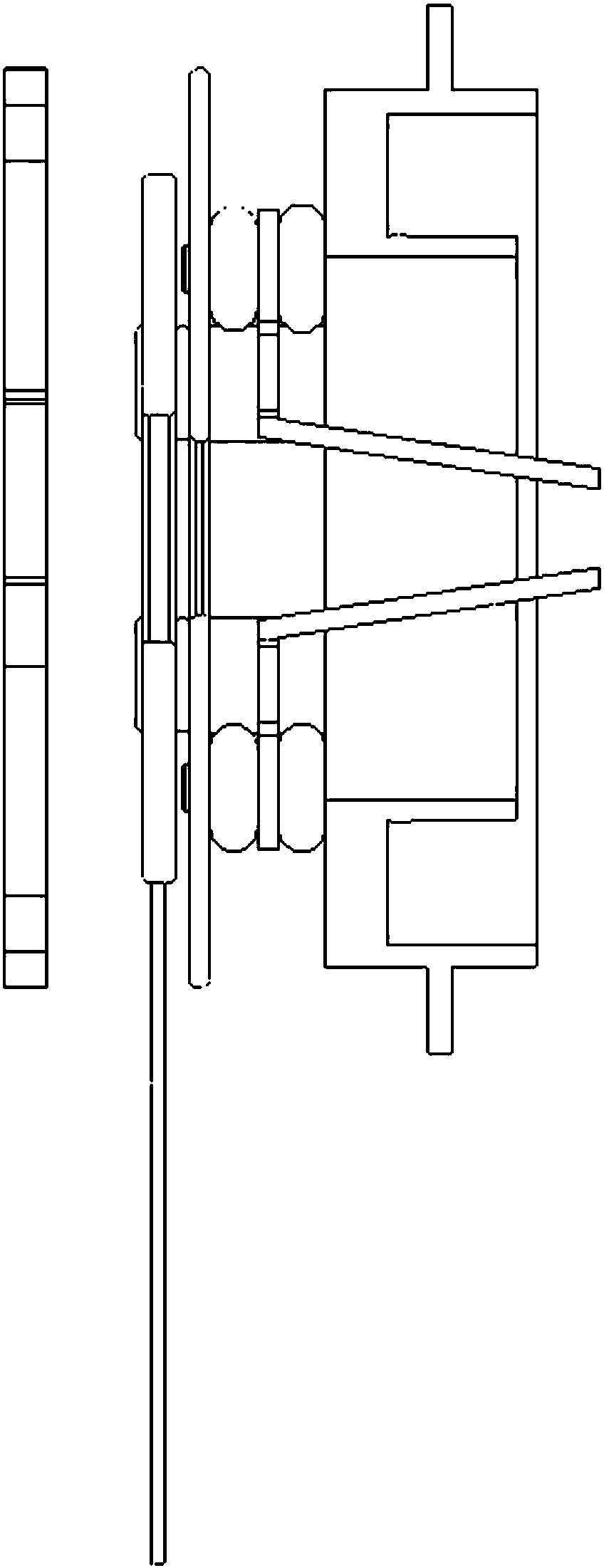 A pre-cutter for beam pulse control