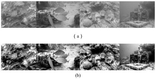 Underwater image sharpening enhancement method