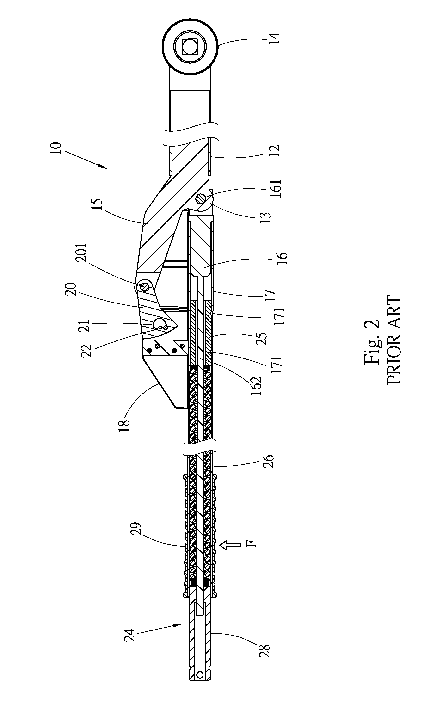 Collapsible torque wrench