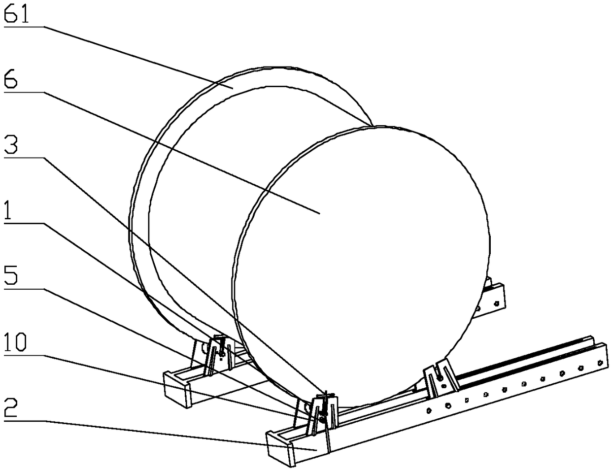 Lifting type wire unwinding device with lever hand brake