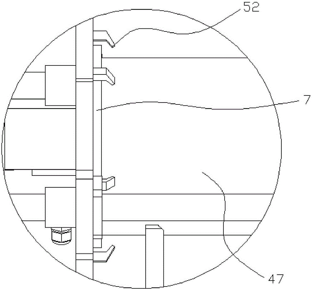 Device for testing internal sealing property of piping