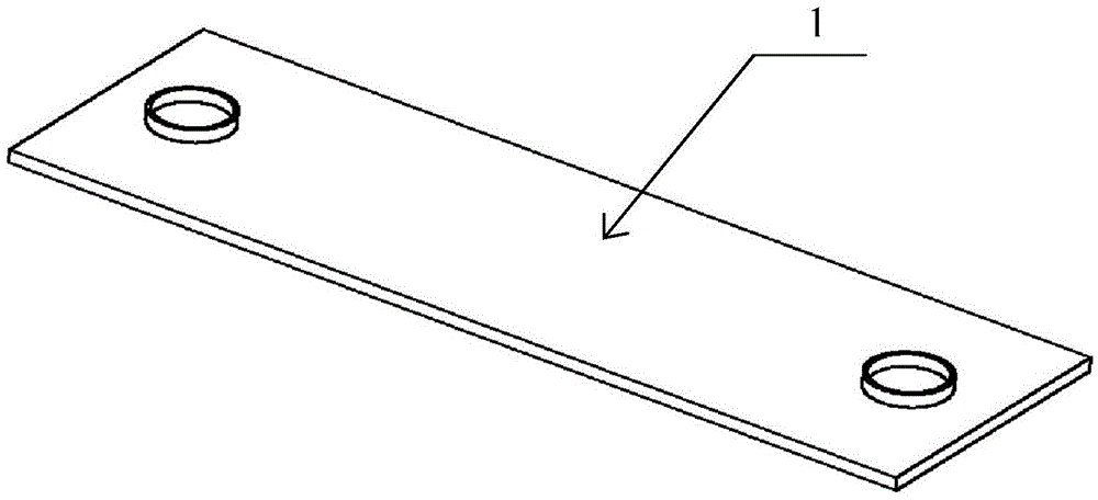 Piezoelectric double-cross beam vehicle vibration detection device based on ground