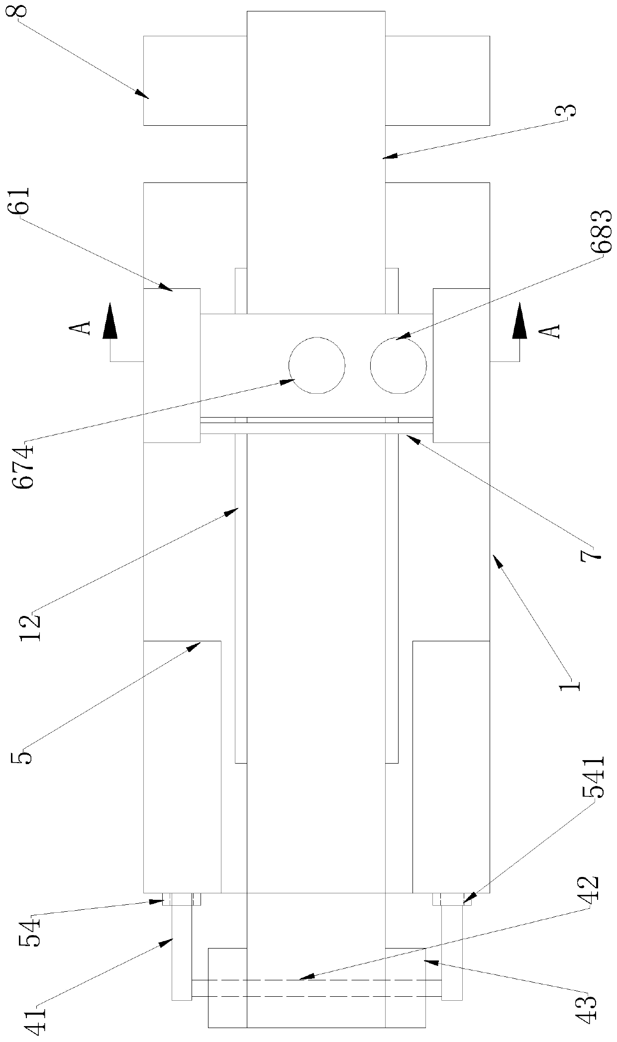 Double roller glue application device of solvent-free compound machine