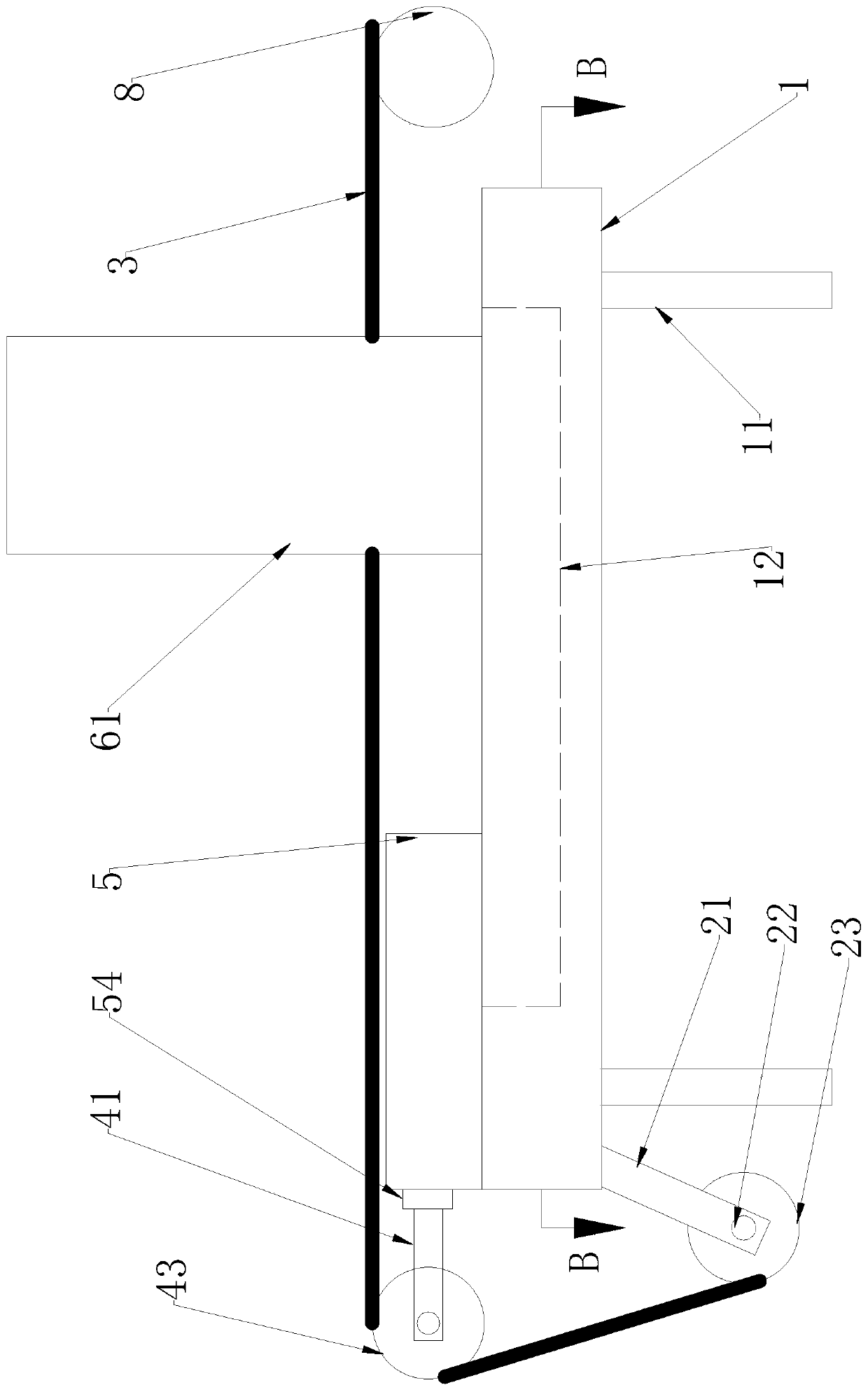 Double roller glue application device of solvent-free compound machine