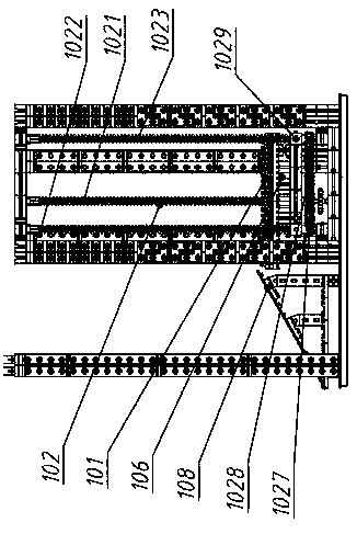 Comb type double-layer parking garage