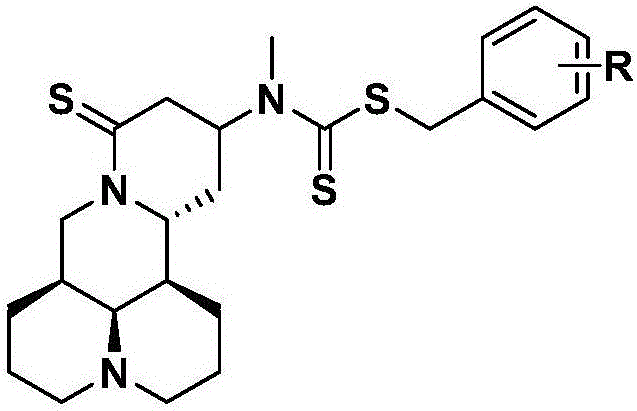 Application of group of thio-matrine derivative and salts thereof to preparation of anti-osteoporosis medicament