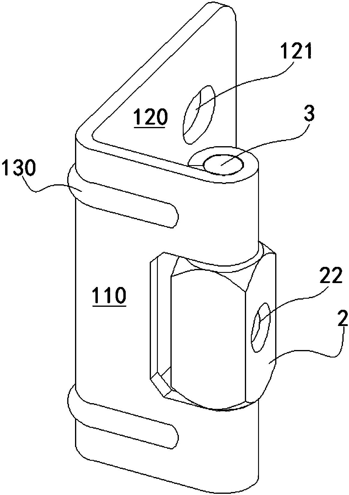 Power distribution box and hinge thereof