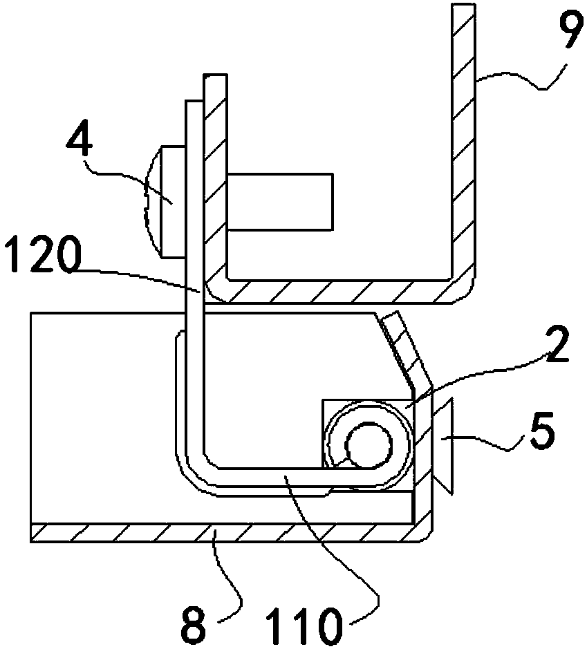 Power distribution box and hinge thereof