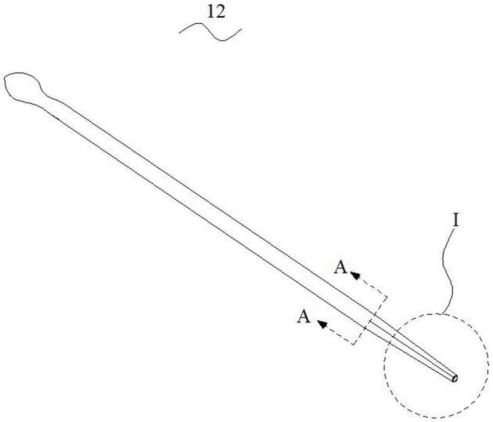 Lacrimal passage drainage tube pull-out device