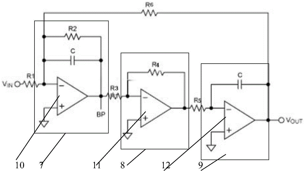 Microphone monomer capable of suppressing resonance oscillation