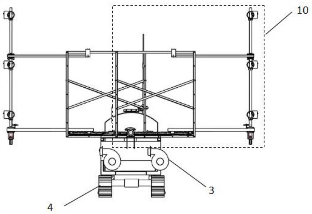 Fruit tree canopy radial dynamic profiling target spraying robot and its profiling target method