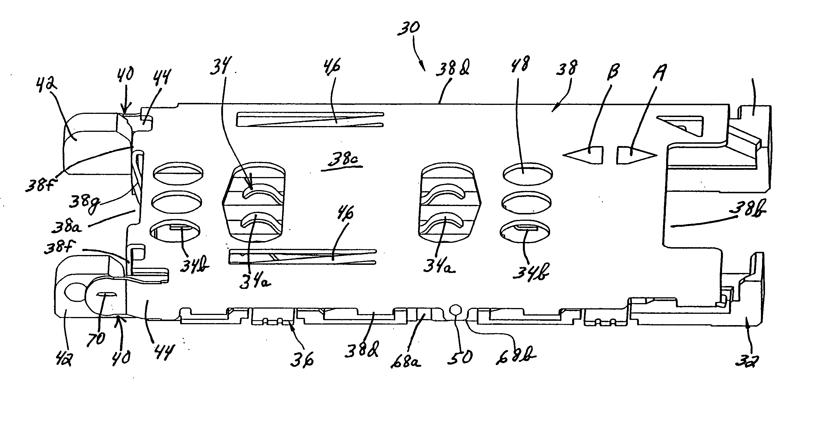 Memory card connector with hinged and latched cover