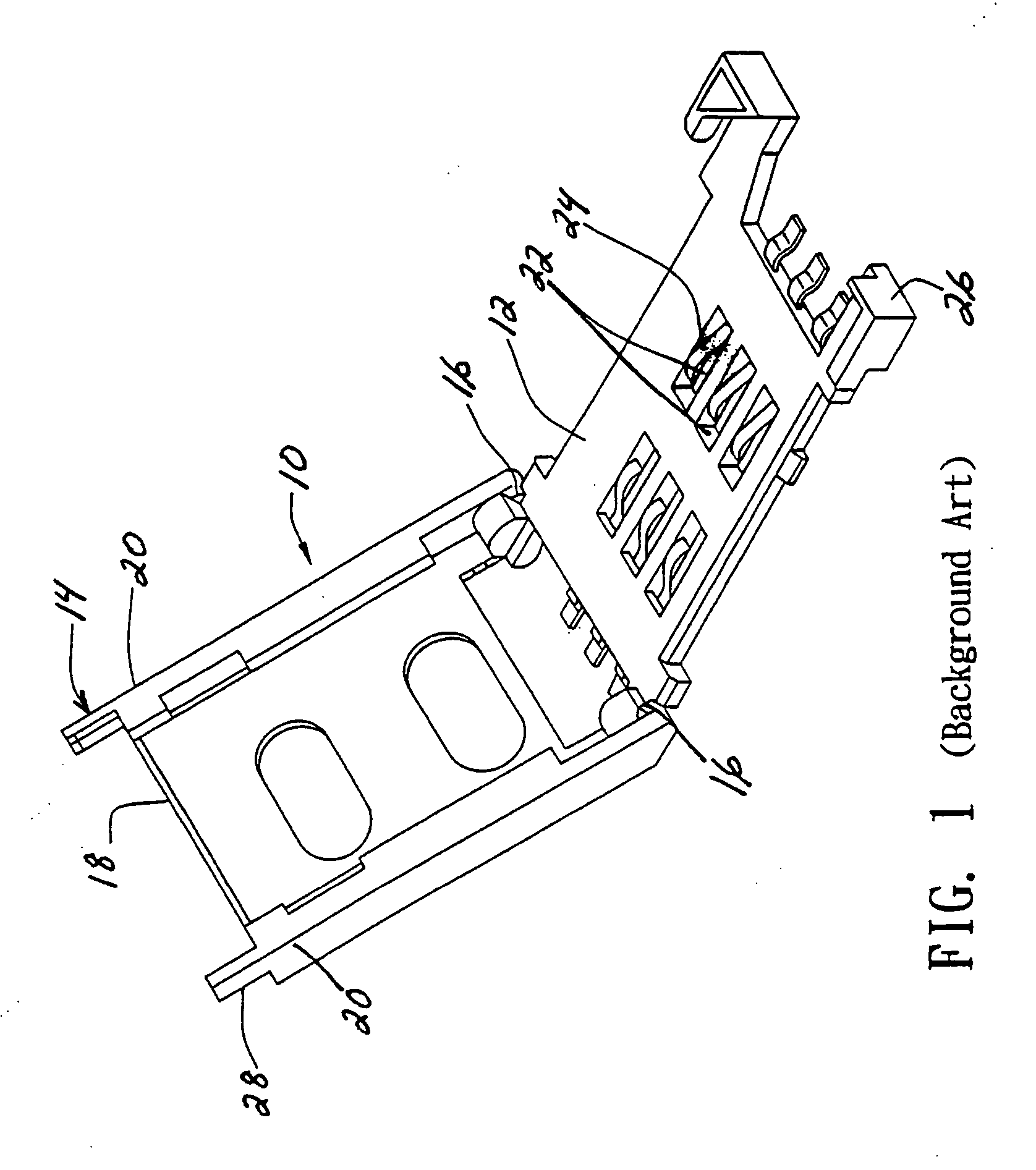 Memory card connector with hinged and latched cover