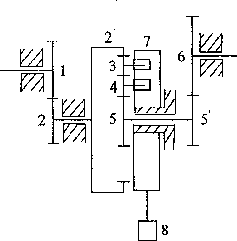 Self-adaption constant torque moment rope-storing system for rock roadway subsidiary transport system