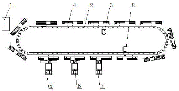 Automatic steel bar bent hoop forming device