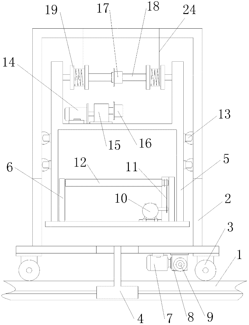 Gantry type lifting shuttle