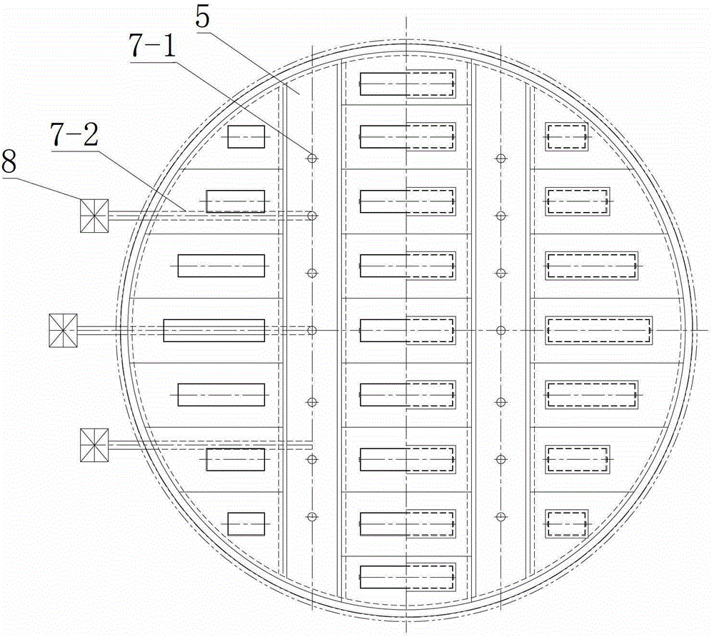 A kind of separator rectification method and device thereof regulated by liquid flow rate