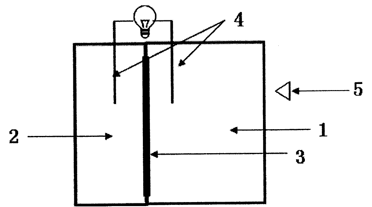 Heat energy power generation battery