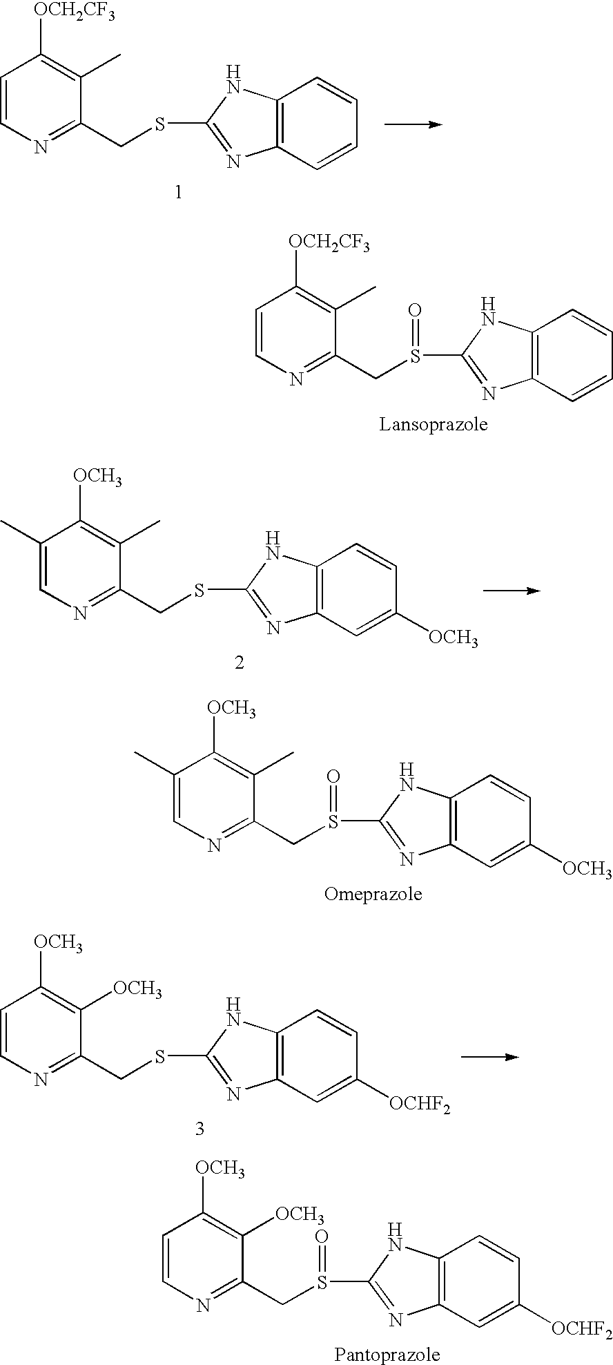 Method for preparing 2- (2-pyridylmethylsulphinyl) benzimidazoles