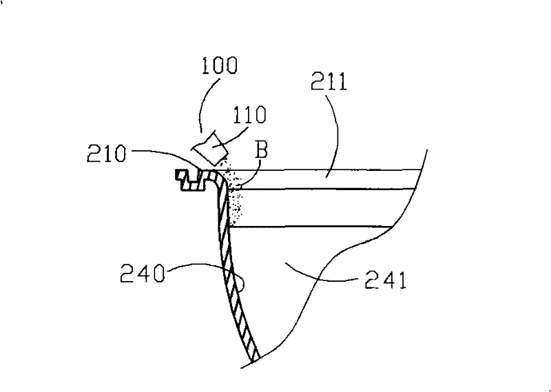 Method and device for fast dissolving milk powder in water