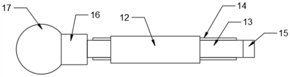 Underground concrete pipeline connection reinforcing device for highway engineering