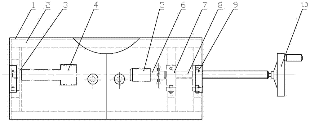 Visualized test rack for contact engagement of handcart type breaker