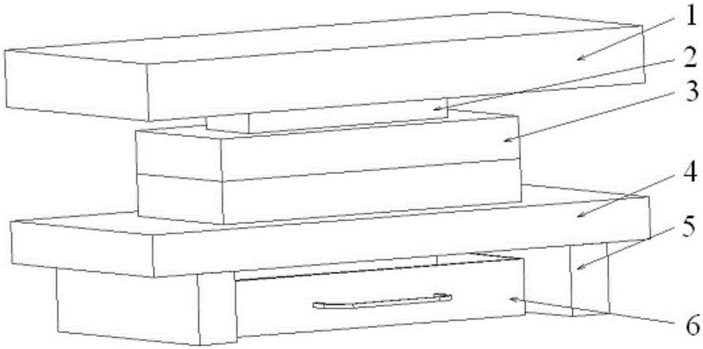 Receiving device for stamping equipment and stamping steel plate mold