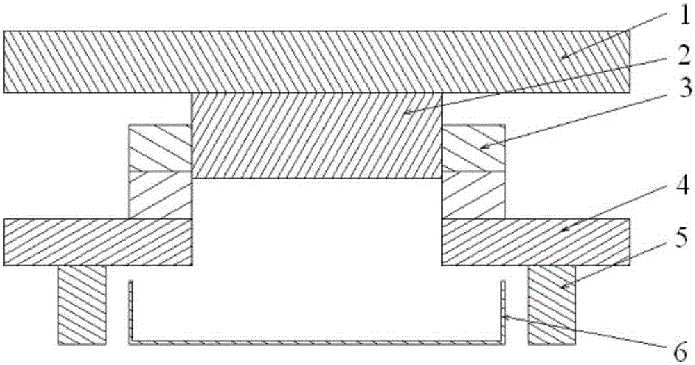 Receiving device for stamping equipment and stamping steel plate mold