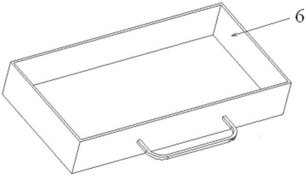 Receiving device for stamping equipment and stamping steel plate mold