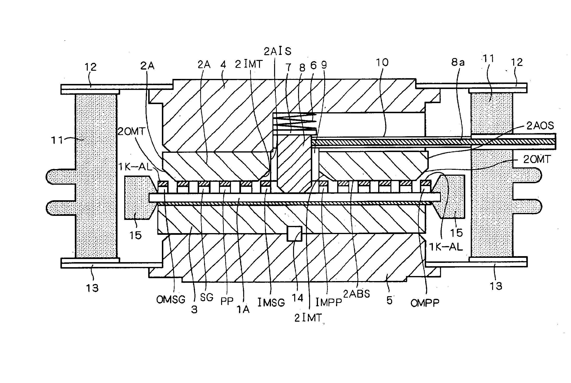 Pressure contact type semiconductor device having dummy segment