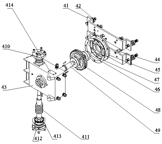 Decelerator assembly for troweling machine