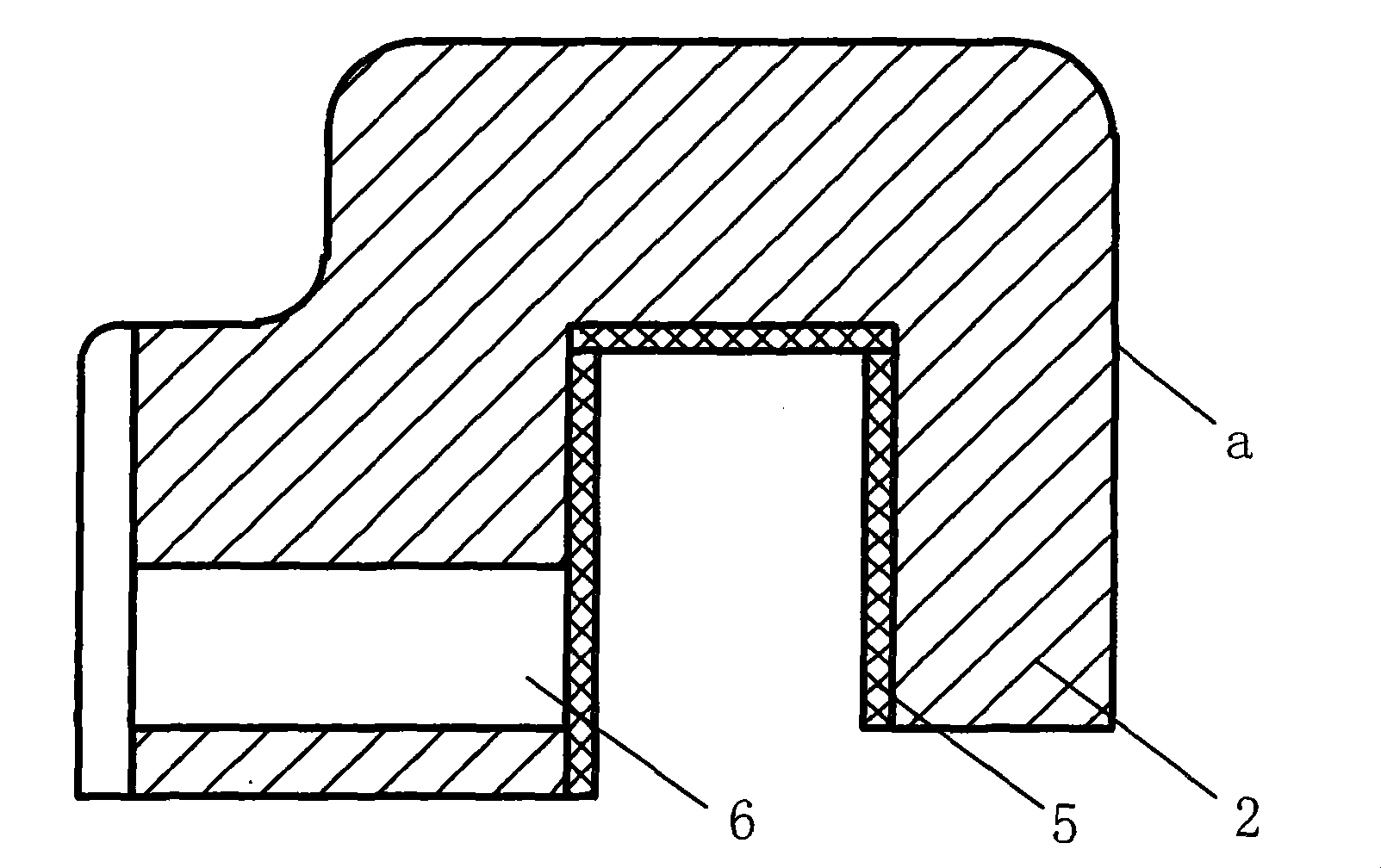 U shaped riveted joint and riveting gun joint