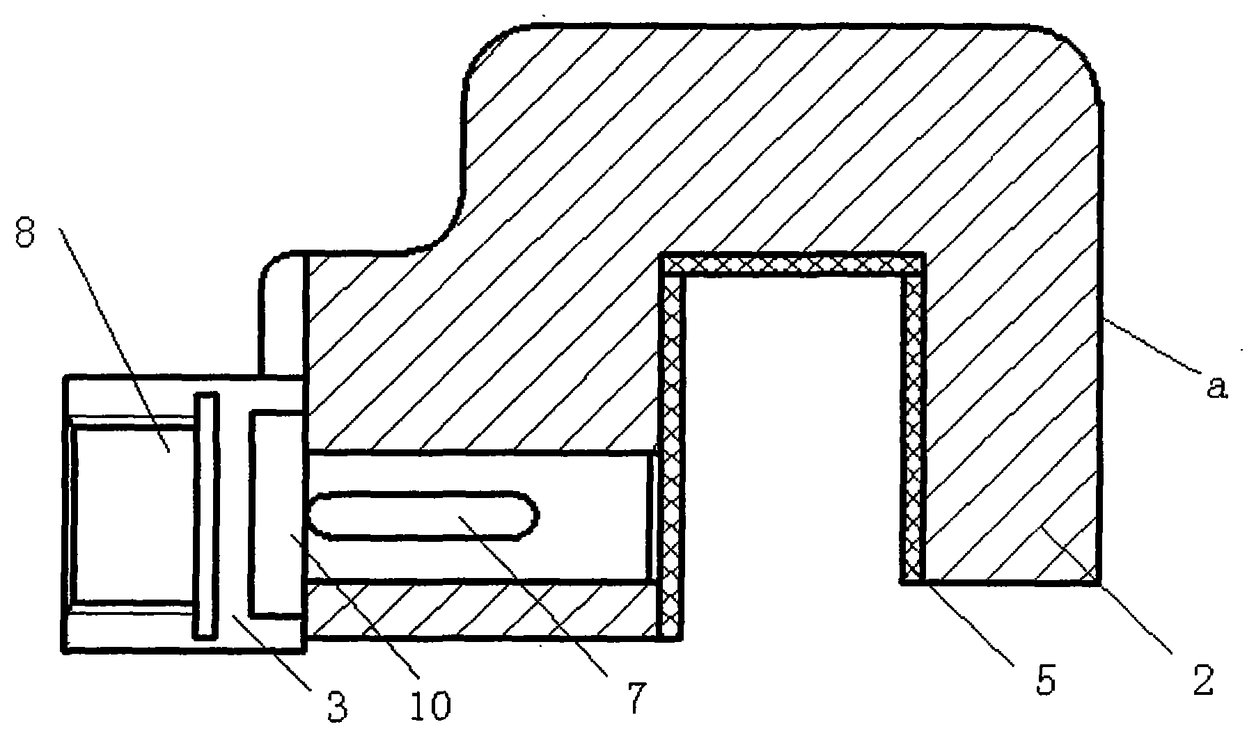 U shaped riveted joint and riveting gun joint