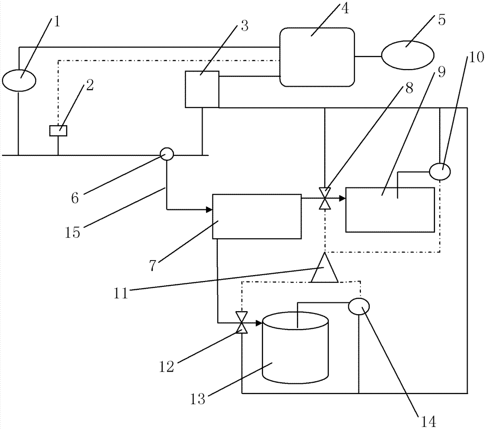 Hazardous chemical leakage monitoring and emergency treatment system for sensitive water body bridge section