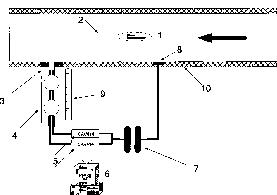 Method and device for measuring two-phase flow parameter based on double-end capacitance probe