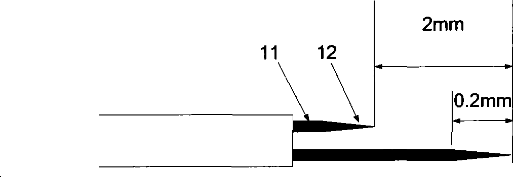 Method and device for measuring two-phase flow parameter based on double-end capacitance probe