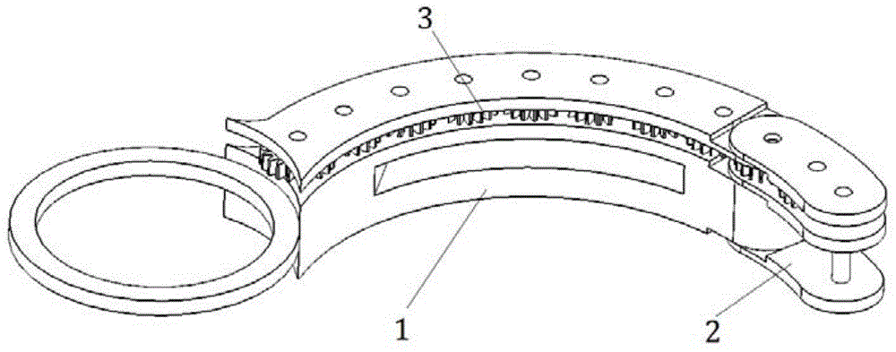 Adaptive middle swing arm structure and puborectalis muscle-like double-ring praeternaturalis anus sphincter prosthesis thereof