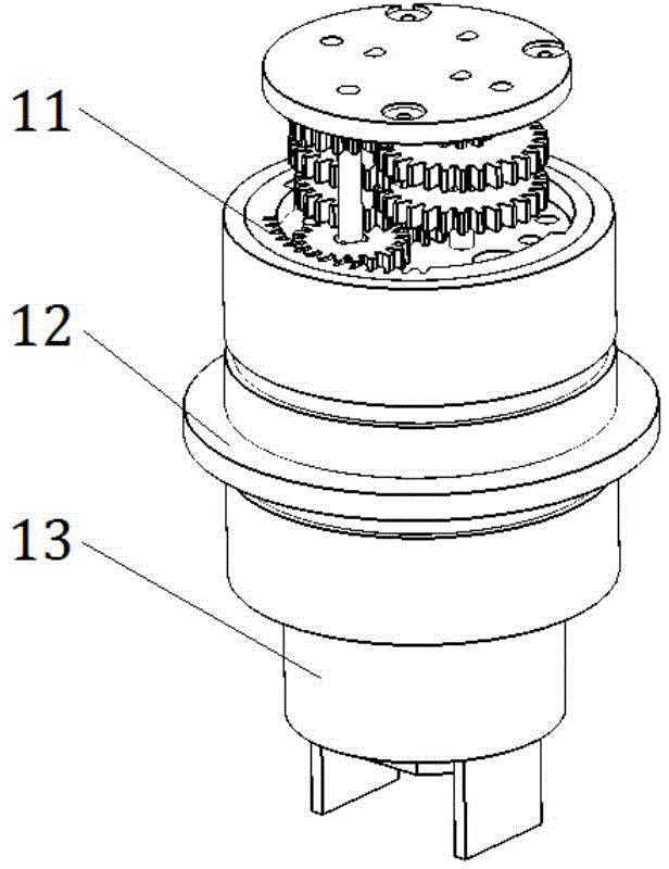 Adaptive middle swing arm structure and puborectalis muscle-like double-ring praeternaturalis anus sphincter prosthesis thereof