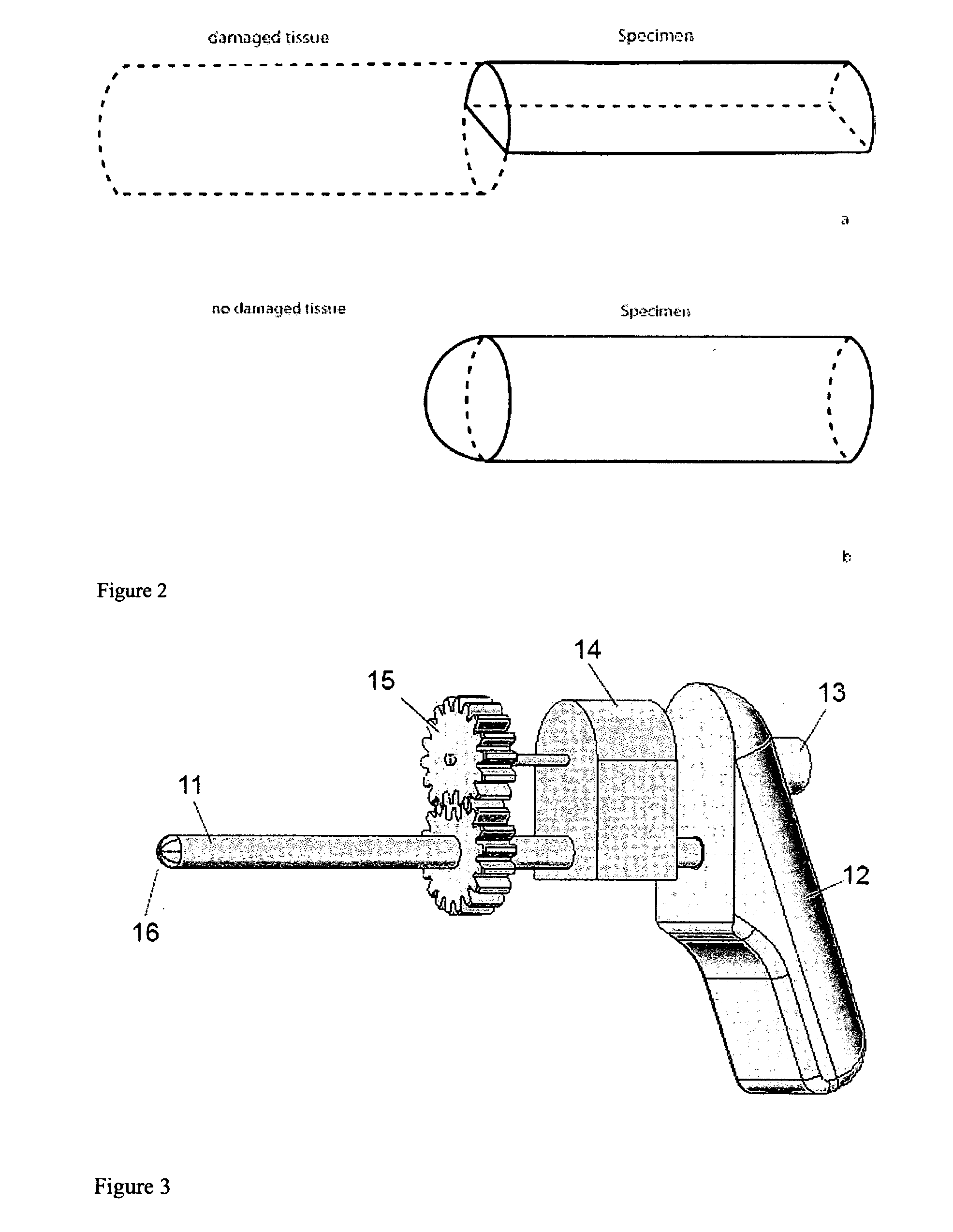 Method and device to obtain percutaneous tissue samples