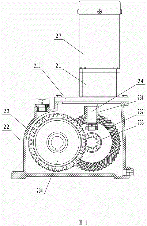 A horizontal cultivator