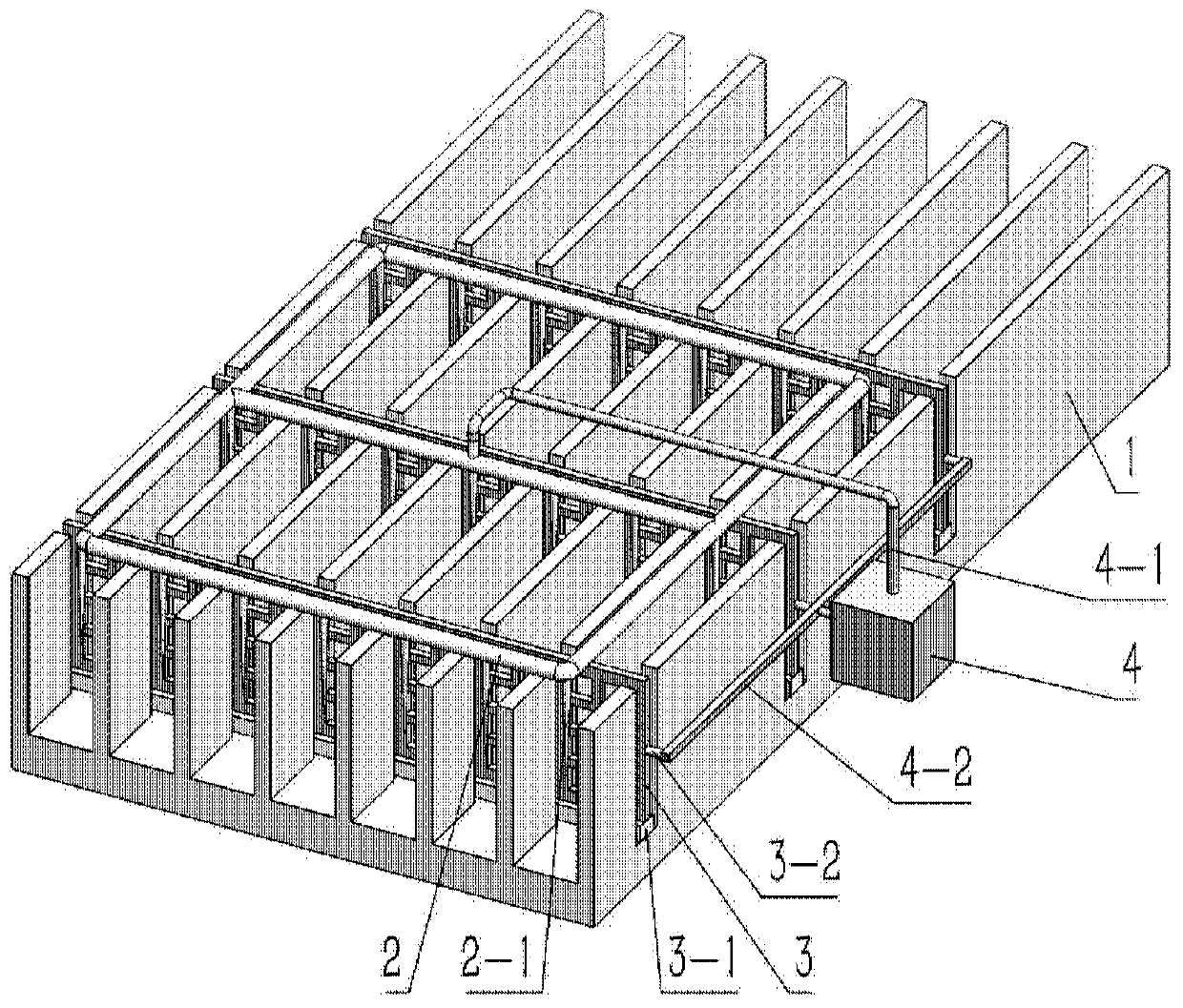 Multi-stage corona wind heat dissipation device