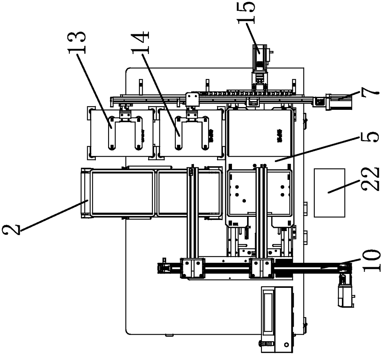 Grabbing mechanism of automatic laminating machine