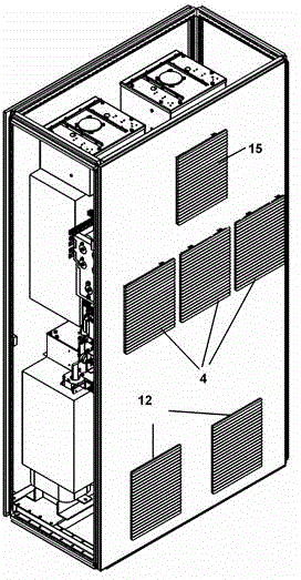 Converter power cabinet