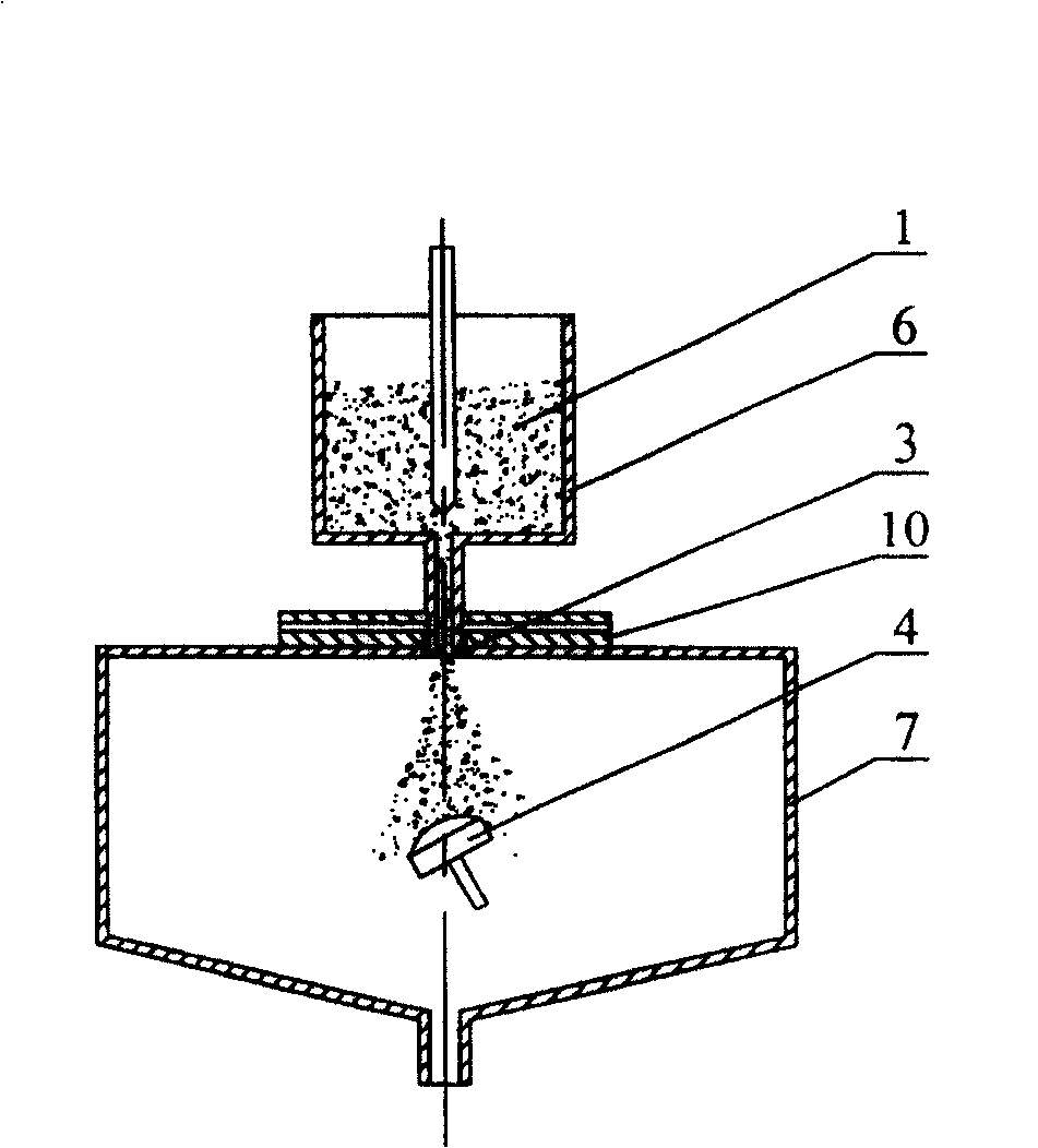 Selective metal drop size spray-deposition method