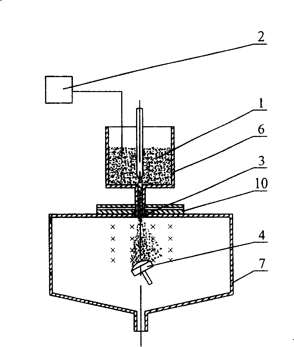 Selective metal drop size spray-deposition method