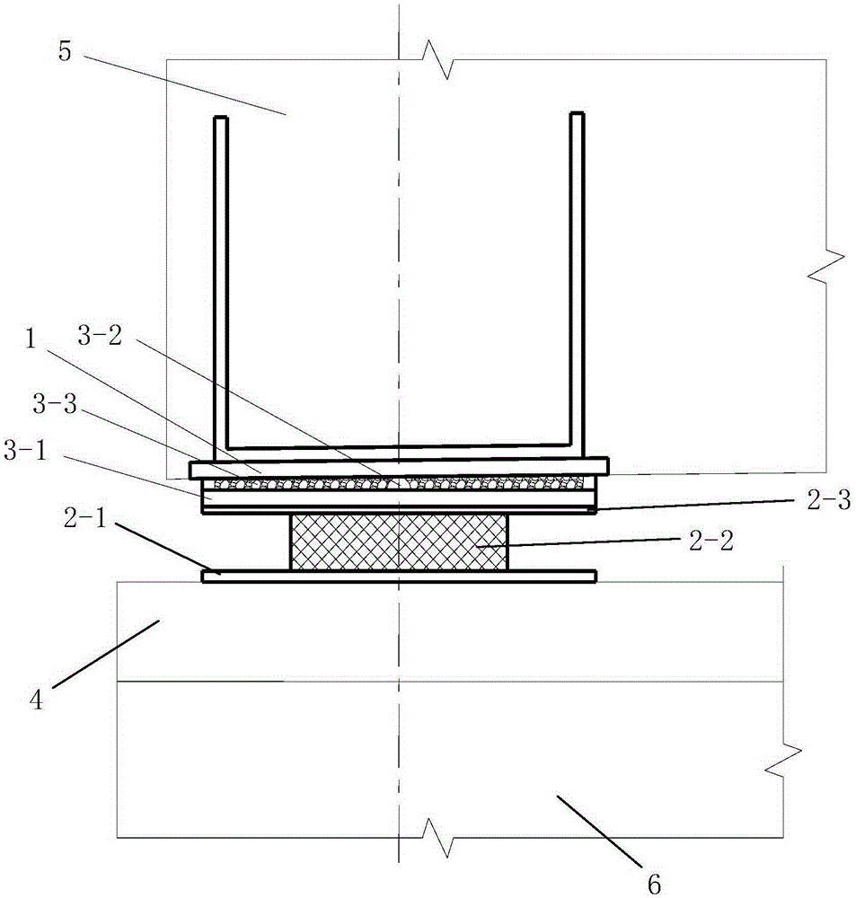 Steel plate spherical crown polymer mortar structure support and construction method thereof